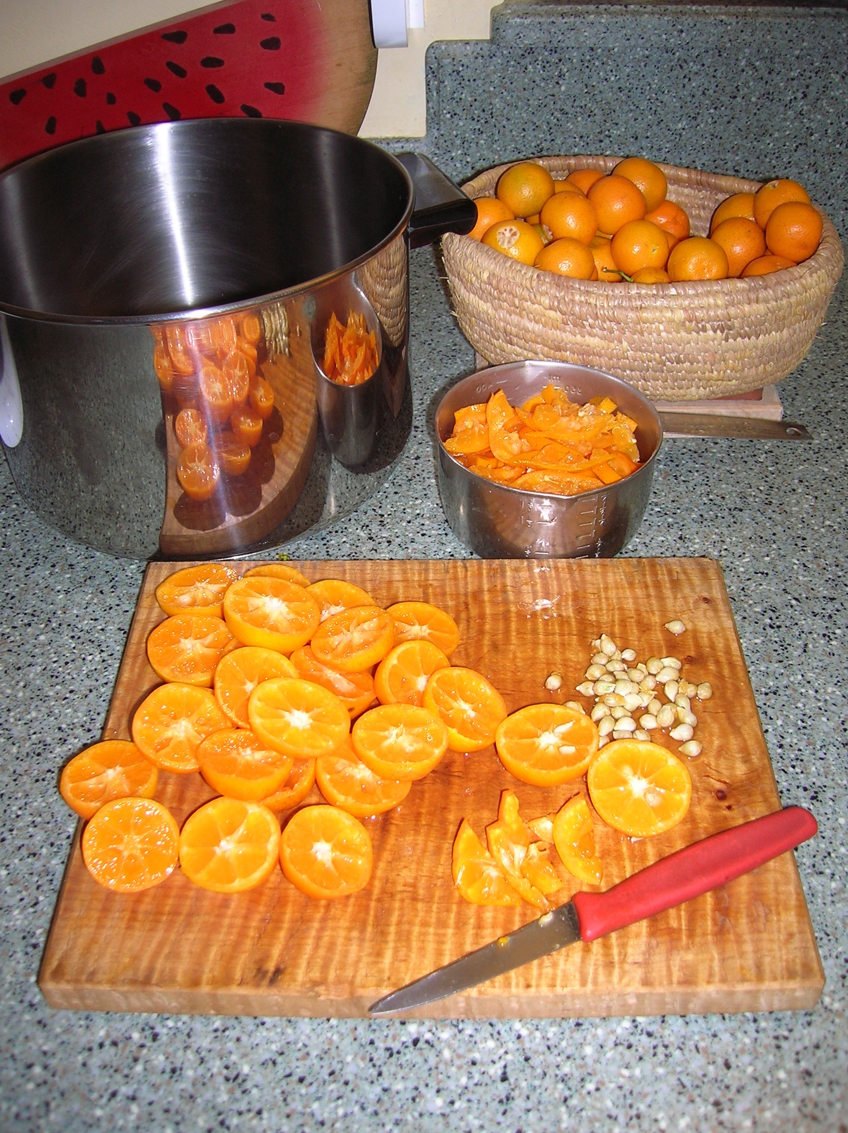Making Marmalade From The Calamondins